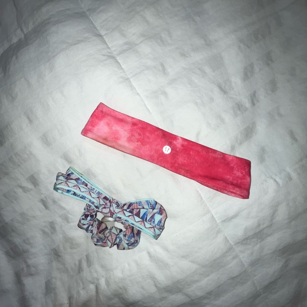 Lululemon Headband and Ivivva Scrunchie with Bow bundle (new without tags)